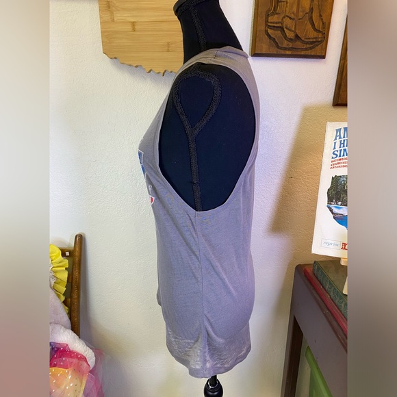 KISS Spirit of ‘76 Official Merch Retro Burnout Sheer Muscle Tank Women’s Small - Picture 3 of 11